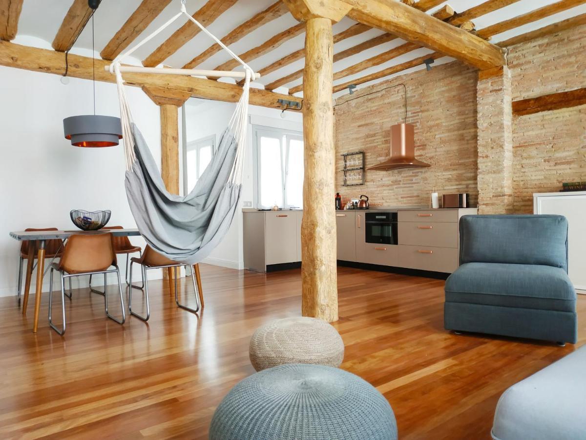 洛格罗尼奥Lux Wood Loft With Air Con & Lift公寓 外观 照片